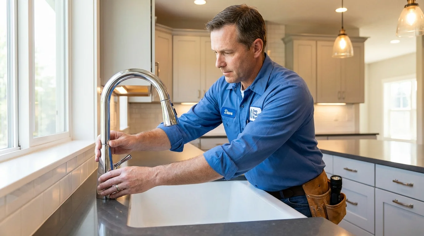 Kitchen faucet installation by Johns Plumbing LLC in Strawberry